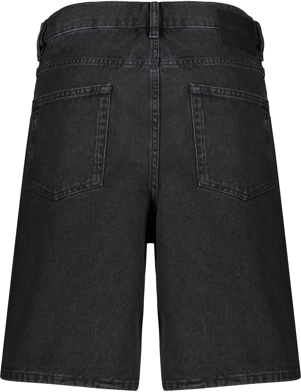 Diesel Black denim shorts Zwart