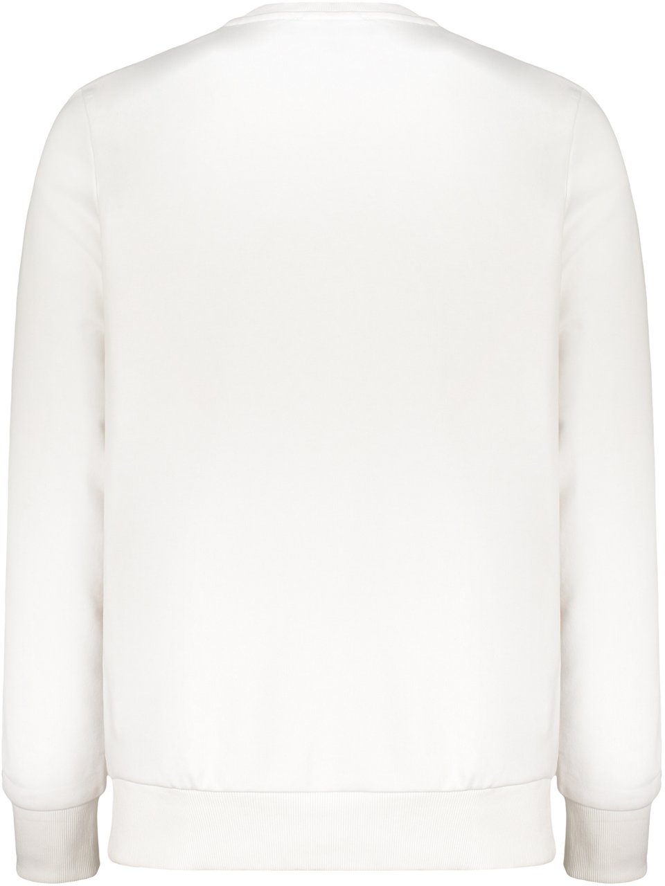 Diesel White hoodie with logo print Wit