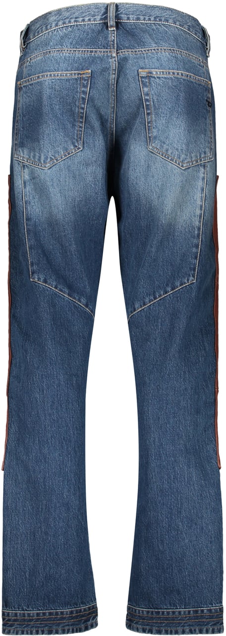 Diesel Bicolor jeans in denim with exclusive design Blauw