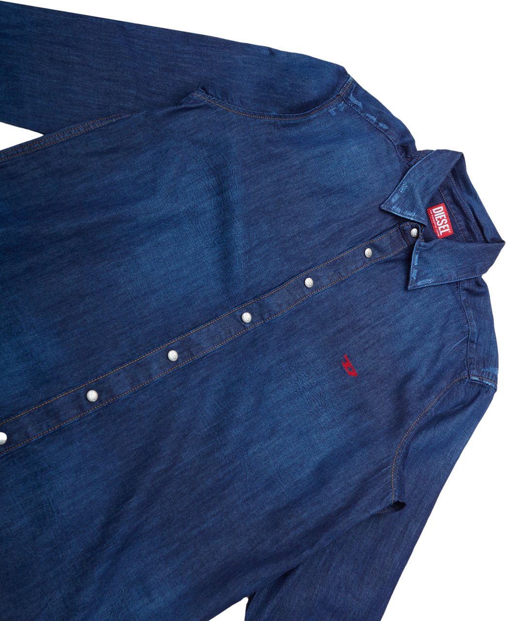Diesel Camicia D-Simply Denim Blu Blauw