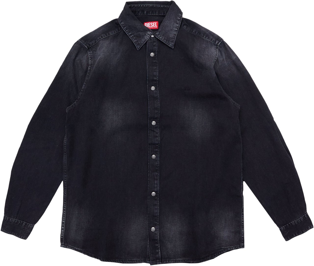 Diesel Camicia D-Simply Denim Nera Zwart