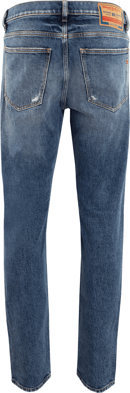 Diesel Heren D-Strukt Slim Fit Jeans Blauw Blauw