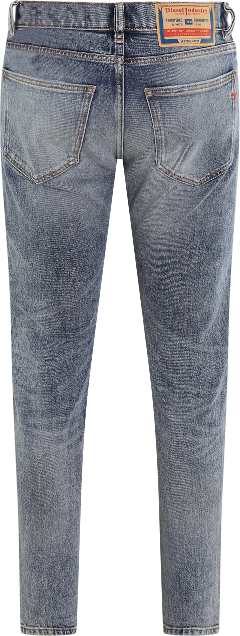 Diesel Heren D-Strukt Slim Fit Jeans Blauw Blauw
