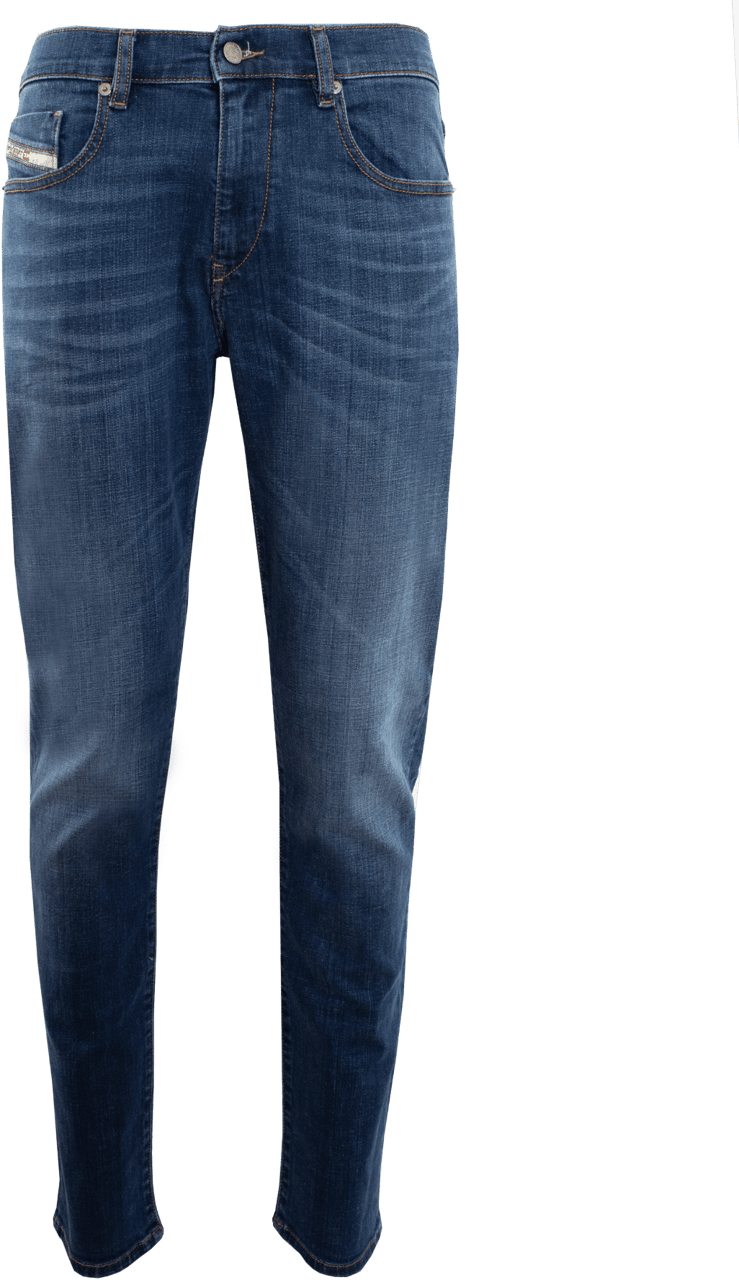 Diesel Heren D-Strukt Slim Fit Jeans Blauw