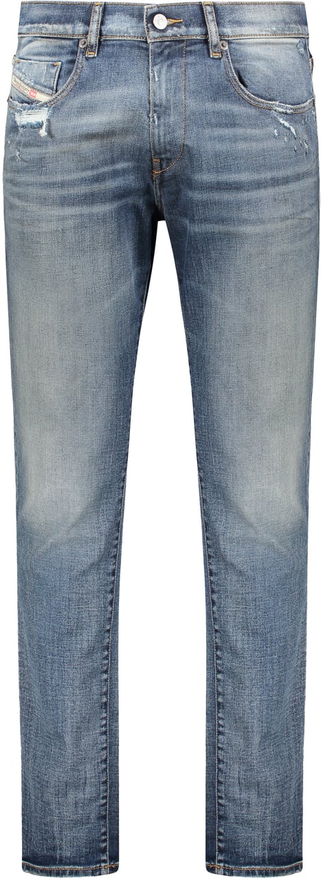 Diesel Slim Jeans in Faded Denim Blauw