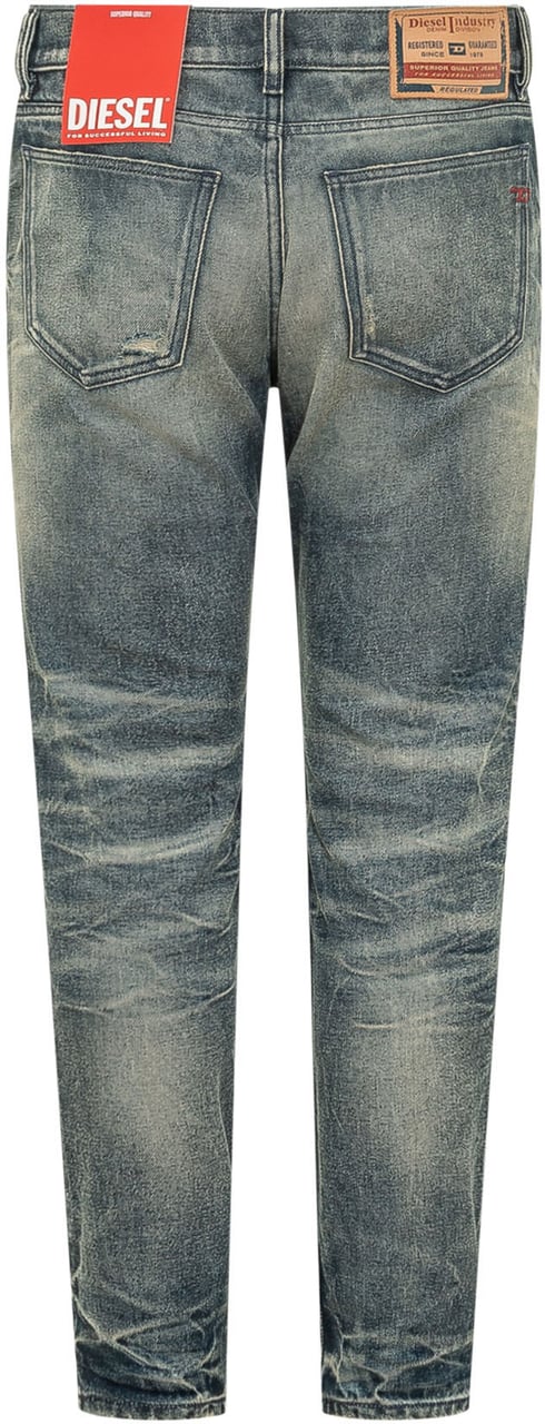 Diesel Jeans 2019 D Strukt a Gamba Dritta Blauw