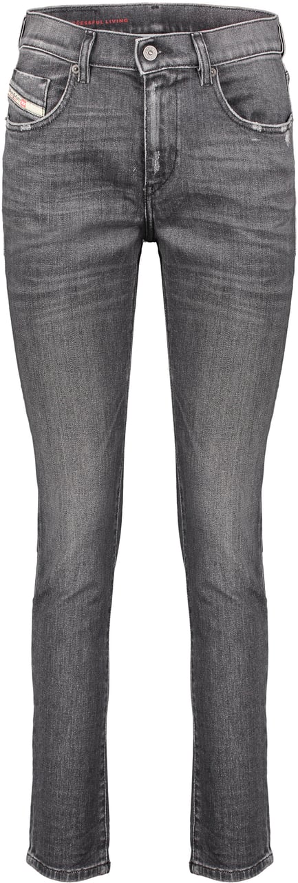 Diesel Gray slim fit jeans Zwart