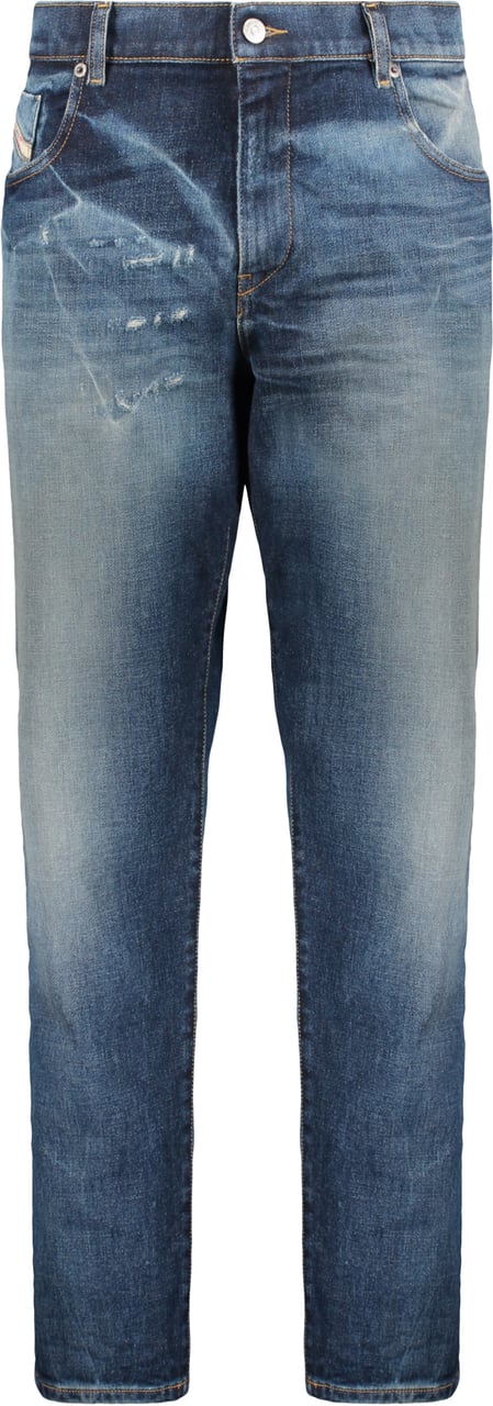 Diesel Blue vintage jeans with a comfortable classic fit Blauw