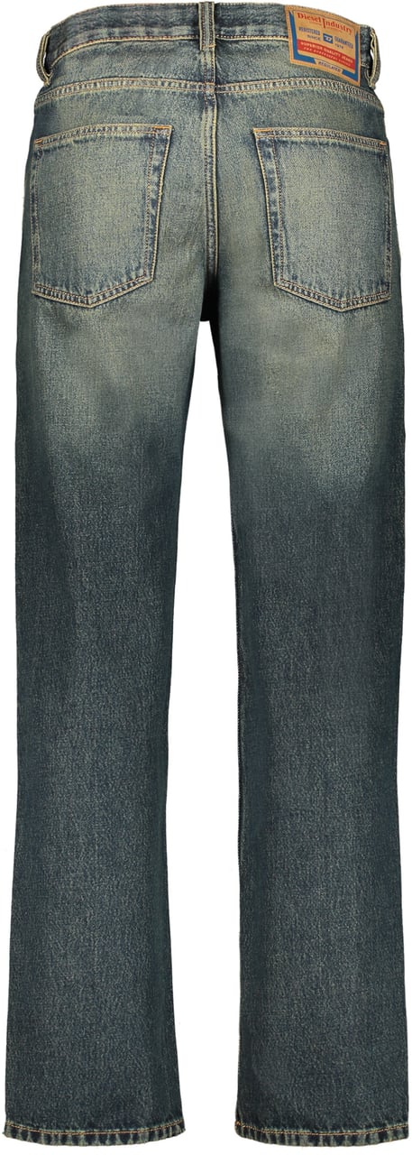 Diesel Straight jeans in denim Groen