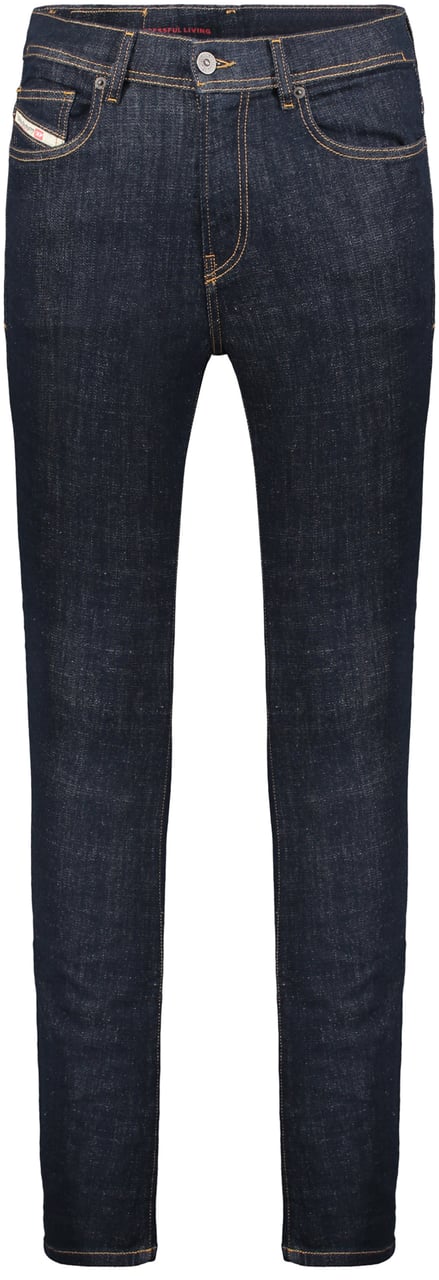 Diesel Skinny jeans in dark denim Blauw