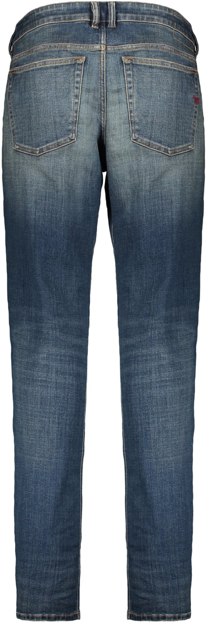 Diesel Skinny jeans in faded denim Blauw