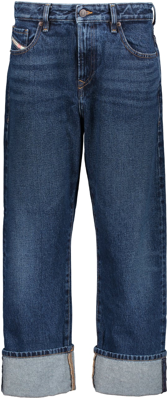 Diesel Dark blue denim trousers versatile Blauw