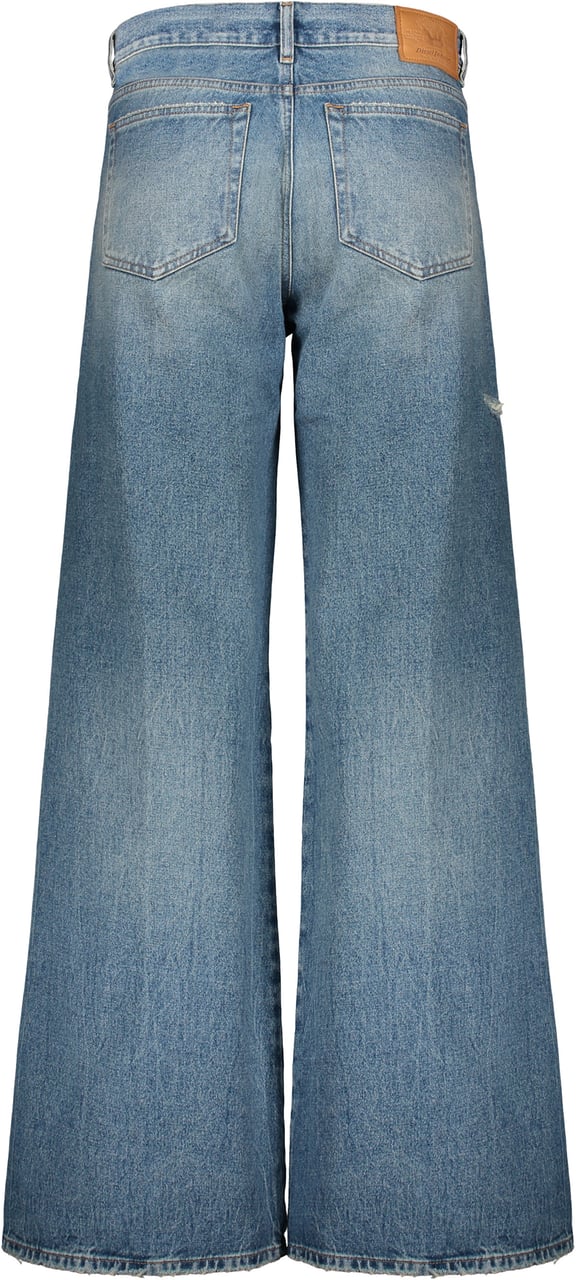 Diesel Flared jeans in light denim Blauw