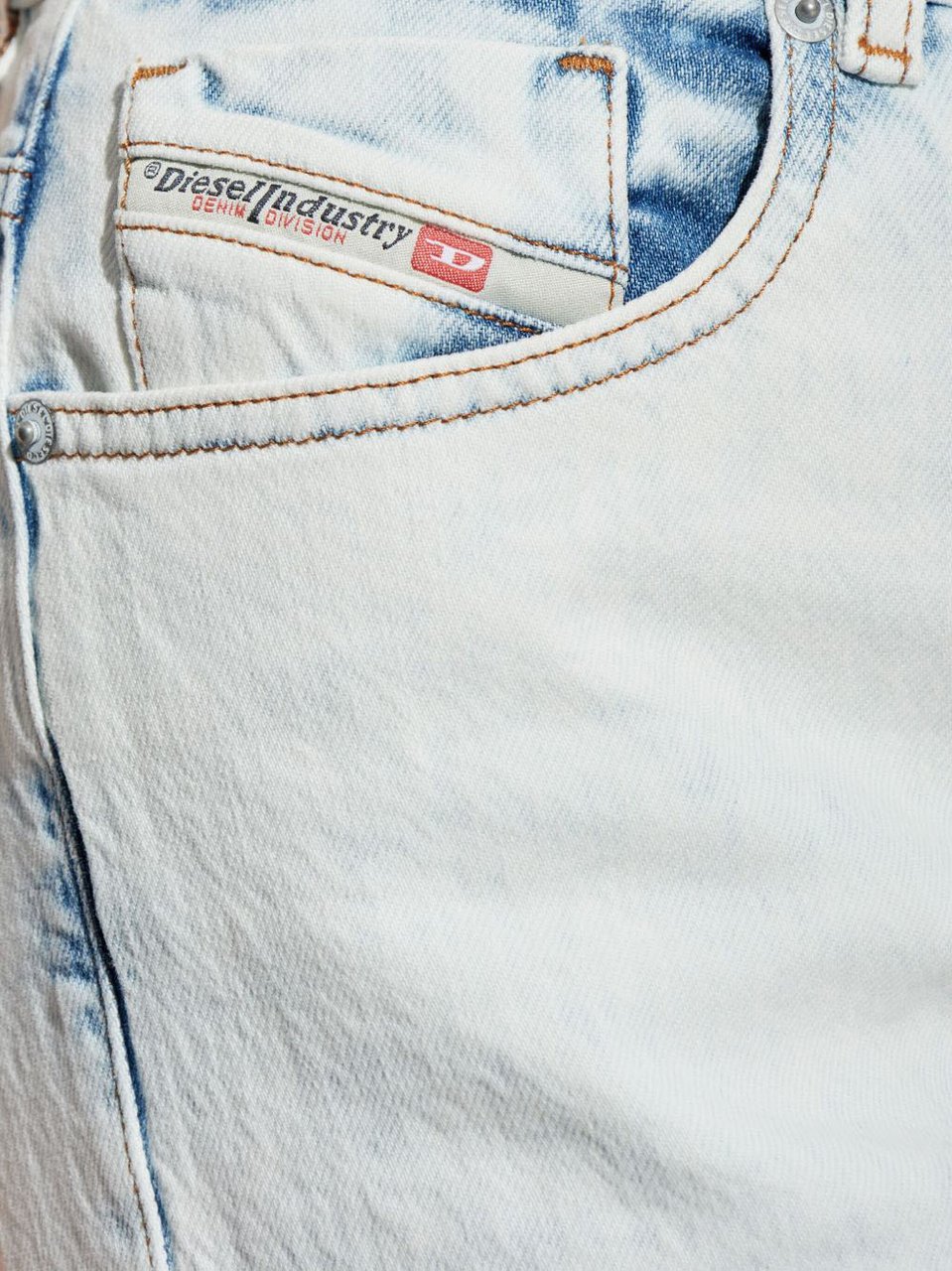 Diesel Trousers Denim Blauw