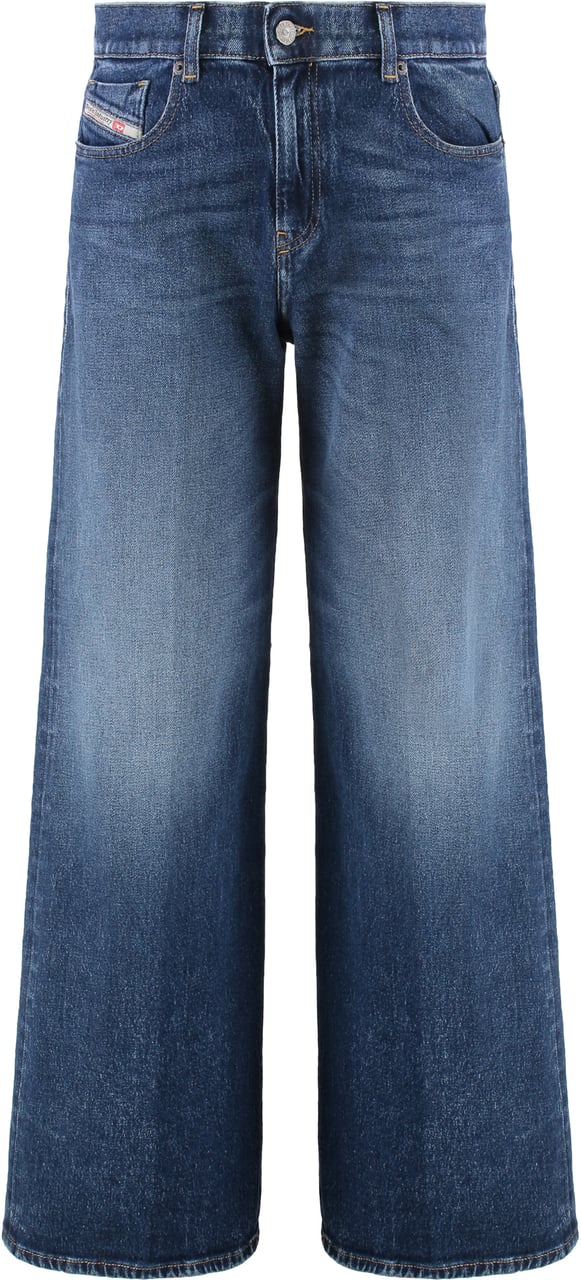 Diesel 1978 D-Akemi high-rise flared jeans Blauw