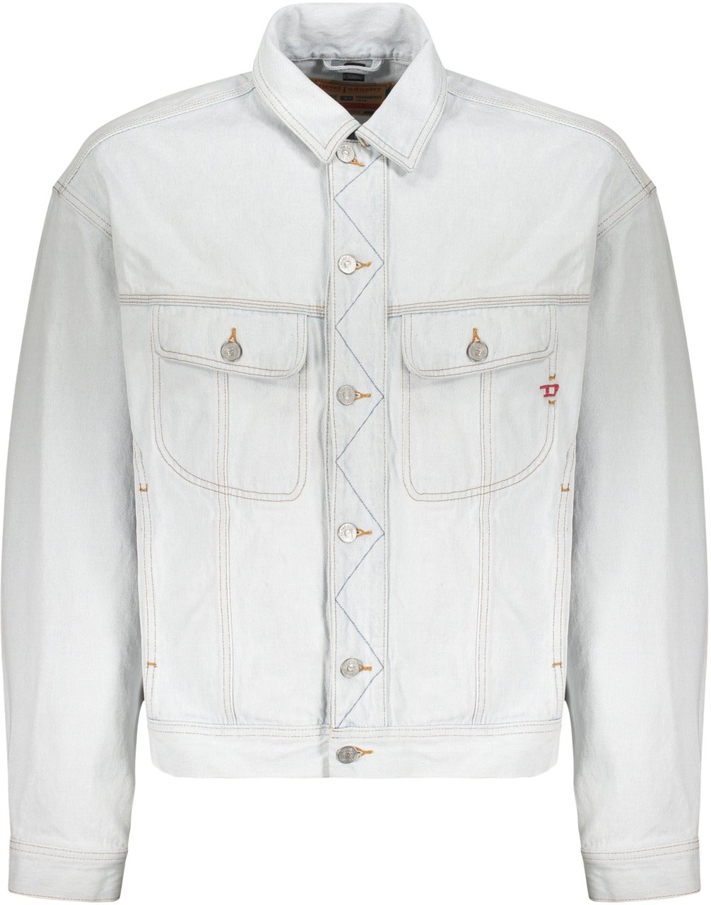 Diesel Light denim jacket casual and versatile Blauw