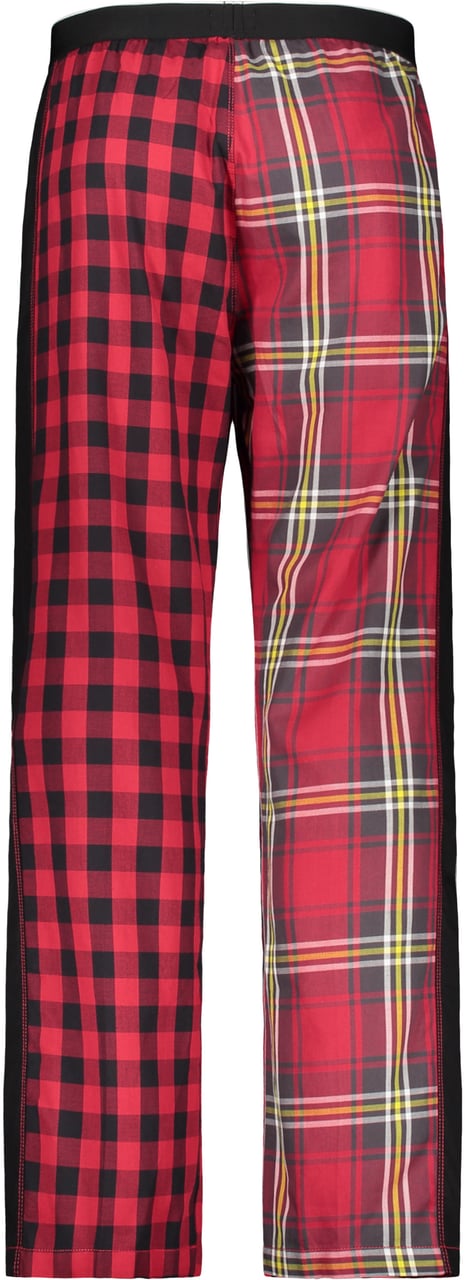 Diesel Checked trousers with elastic waist Rood