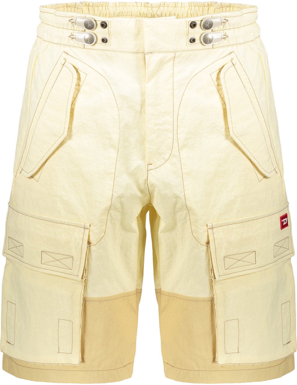 Diesel Bermuda in technical fabric Wit