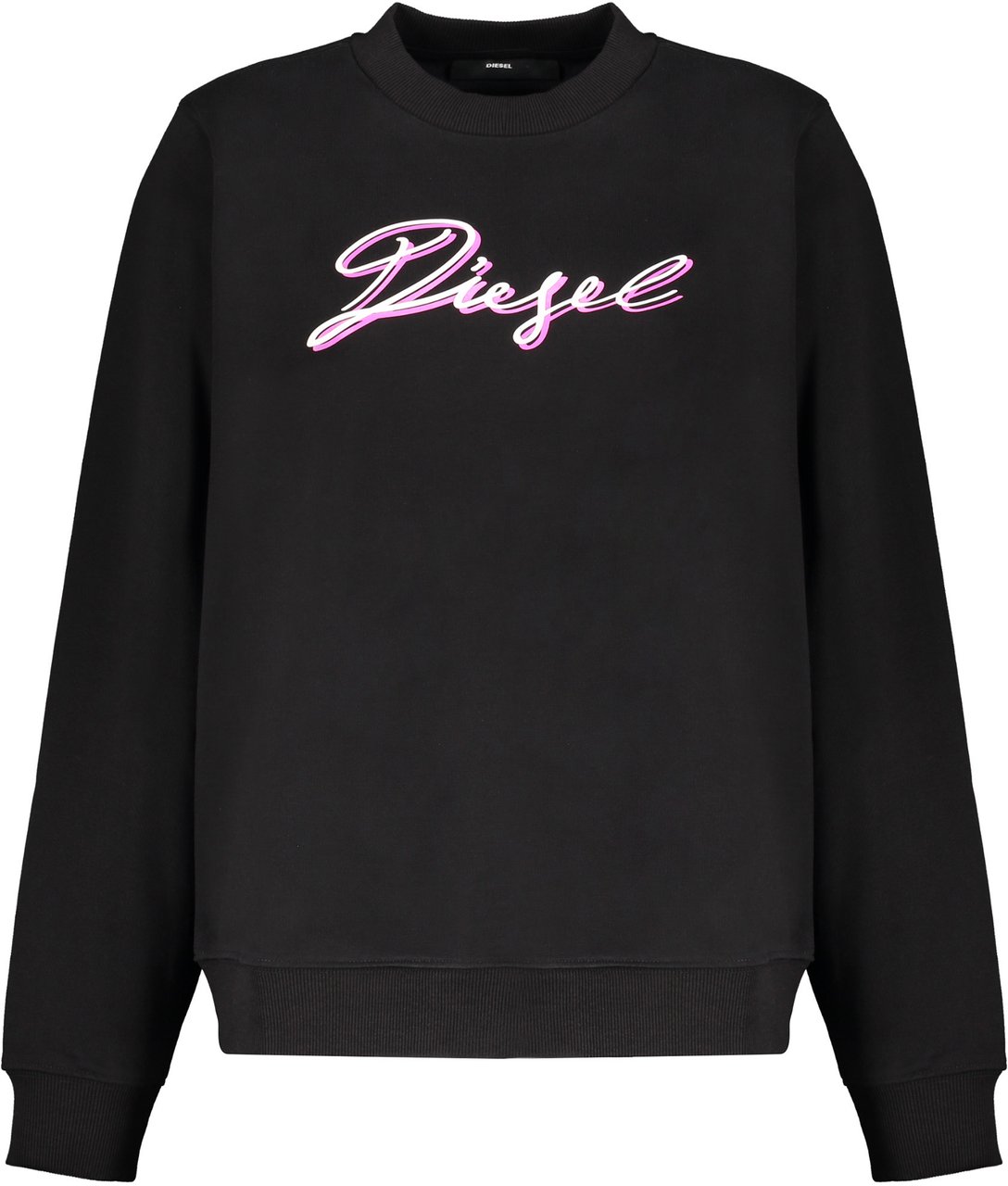 Diesel Sweatshirt with logo Zwart