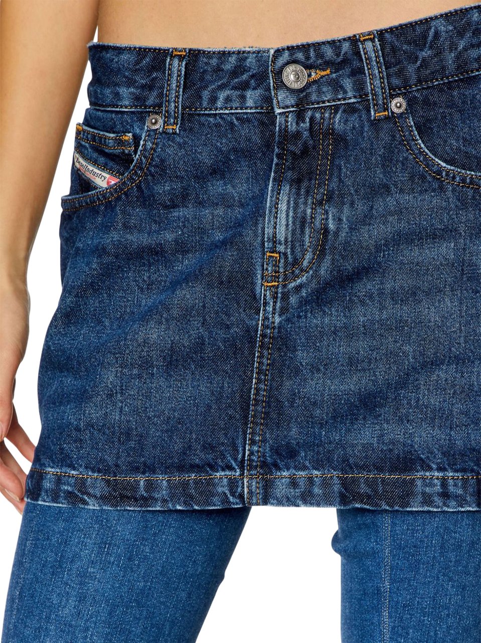 Diesel Skirts Denim Blauw