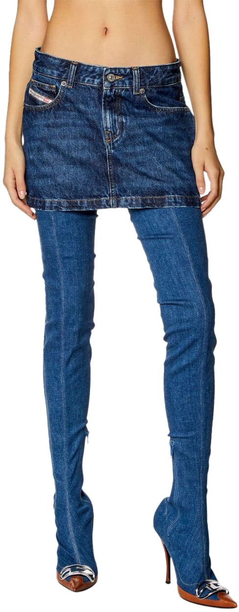 Diesel Skirts Denim Blauw