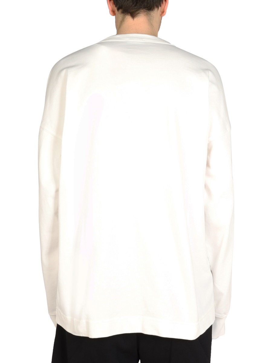 Diesel Graphic Logo Patch Sweatshirt Wit