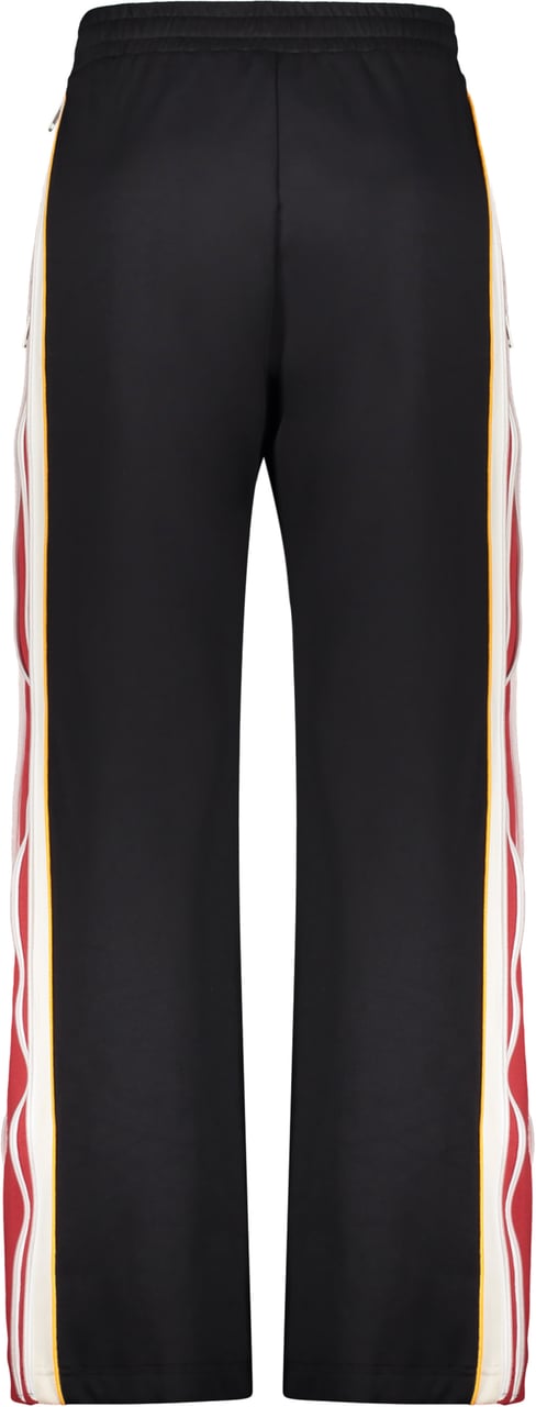 Diesel Sports pants with side zip Zwart