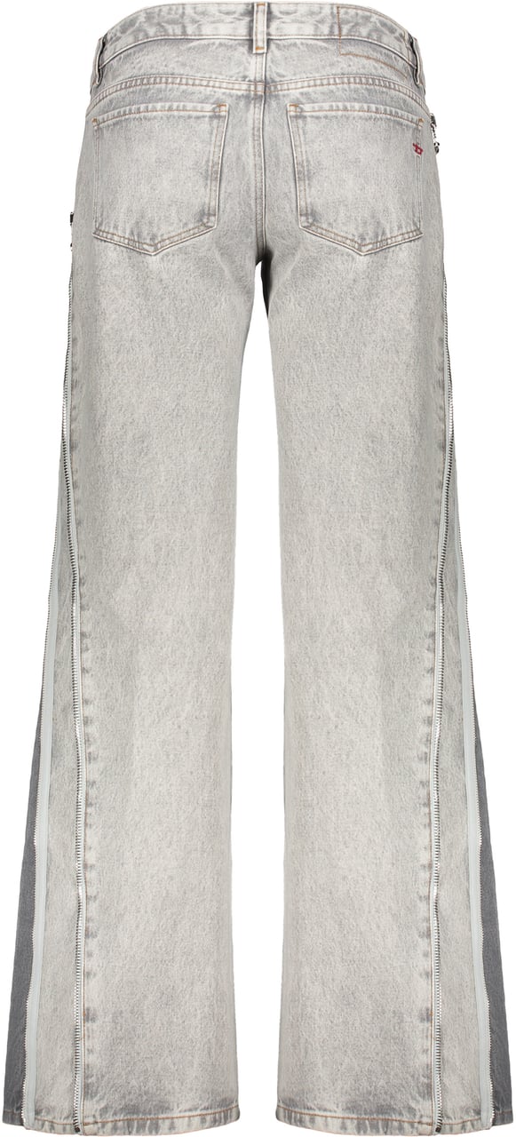 Diesel Light jeans wide leg Grijs
