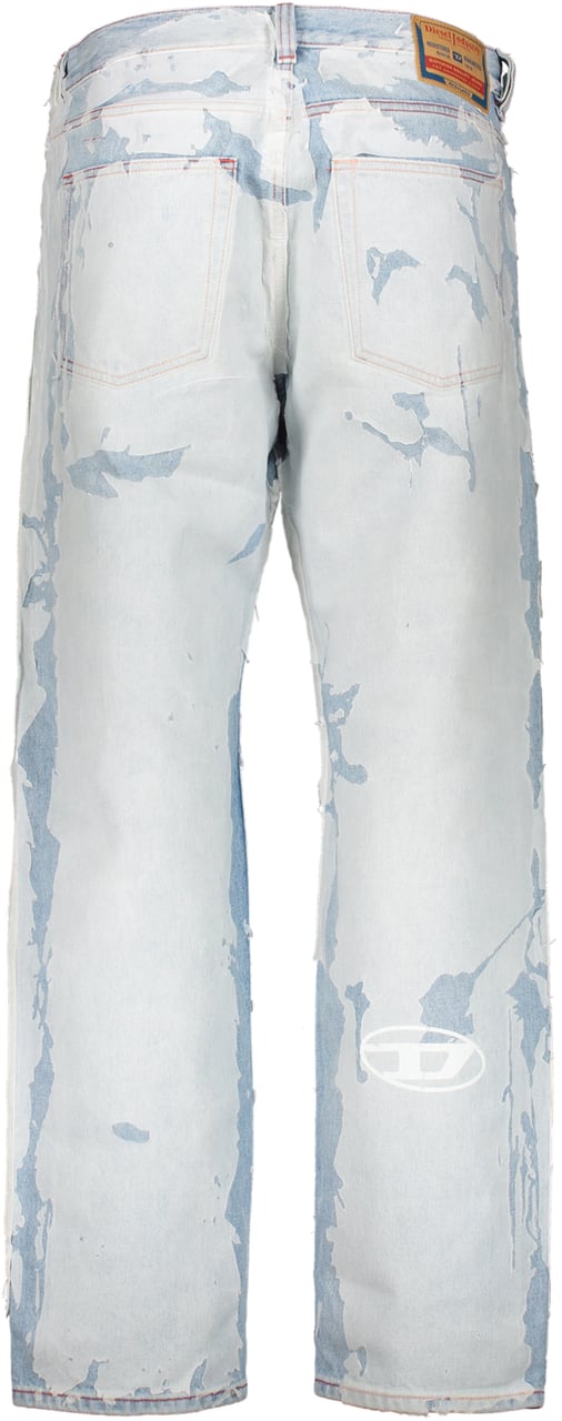 Diesel Light denim pants, comfortable fit. Blauw