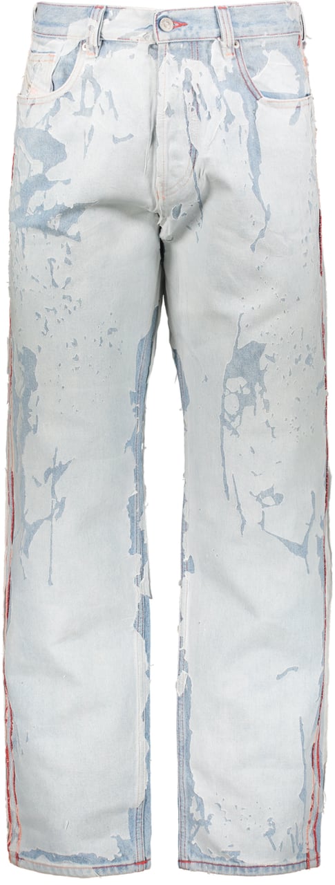 Diesel Light denim pants, comfortable fit. Blauw