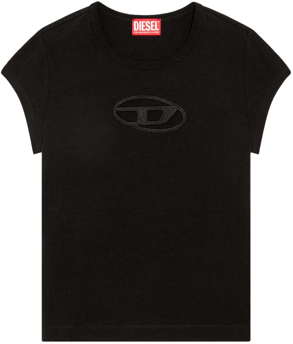 Diesel T-Shirts And Polos Black Zwart