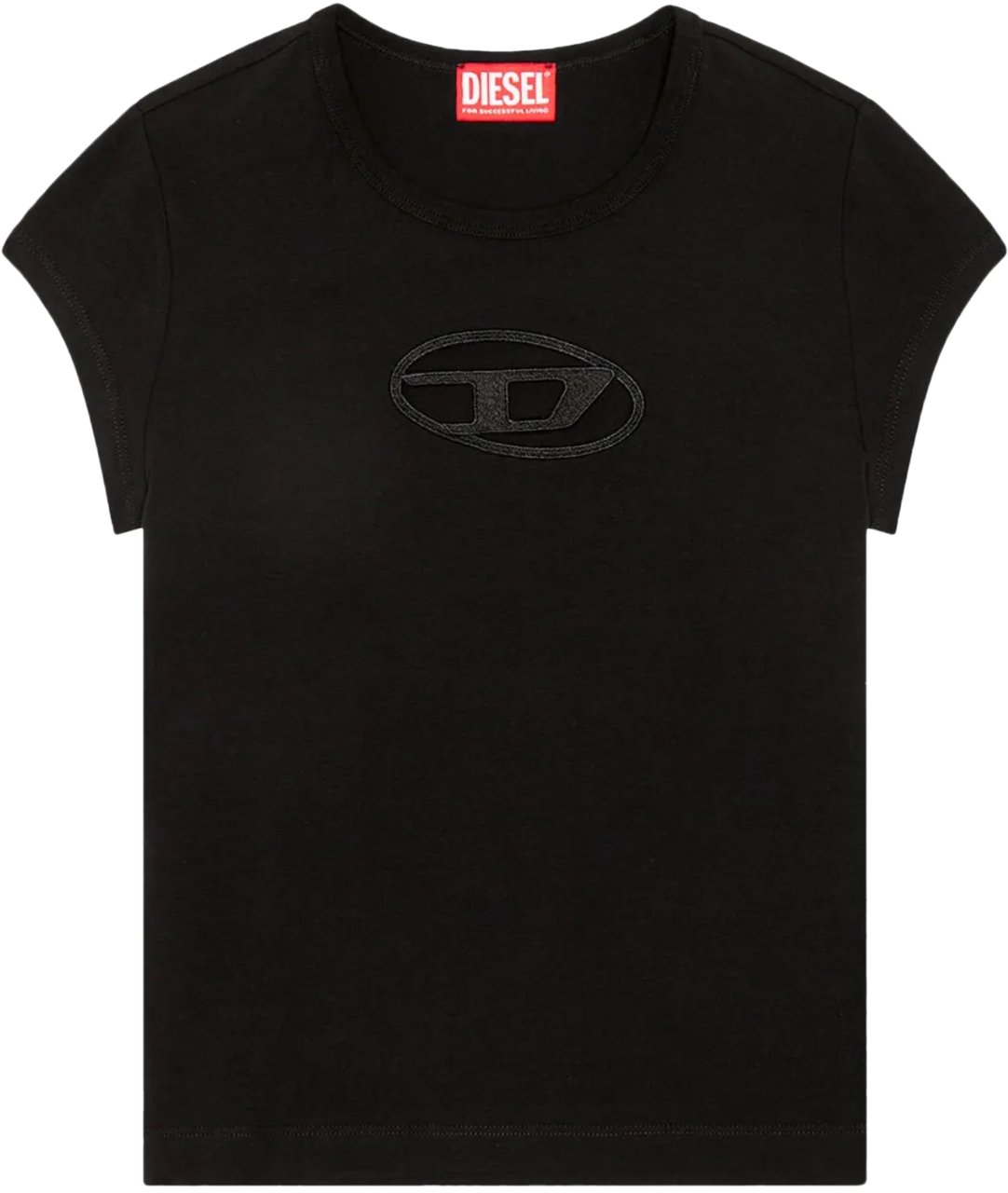 Diesel T Angie Top Black Zwart