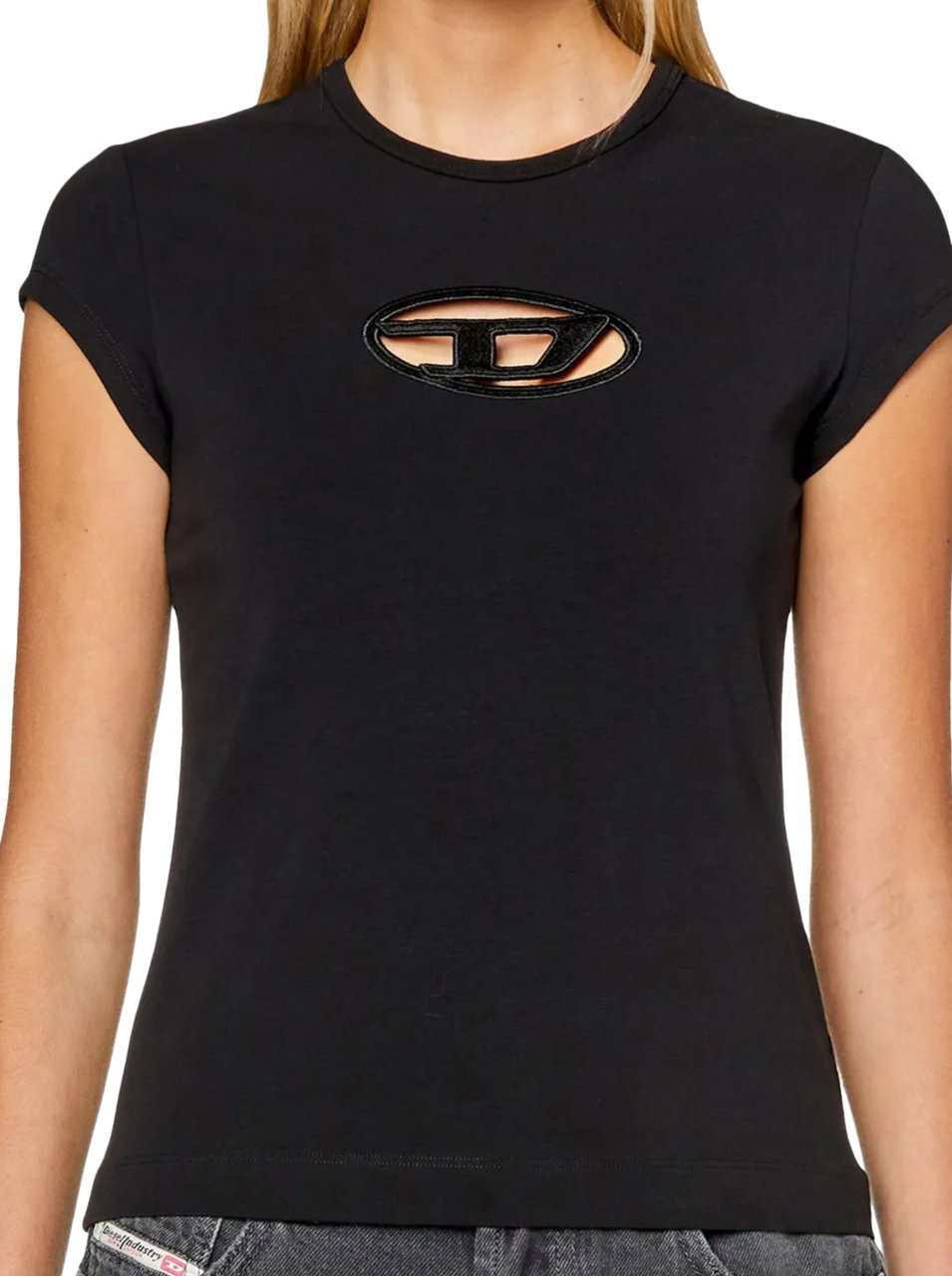 Diesel T Angie Top Black Zwart