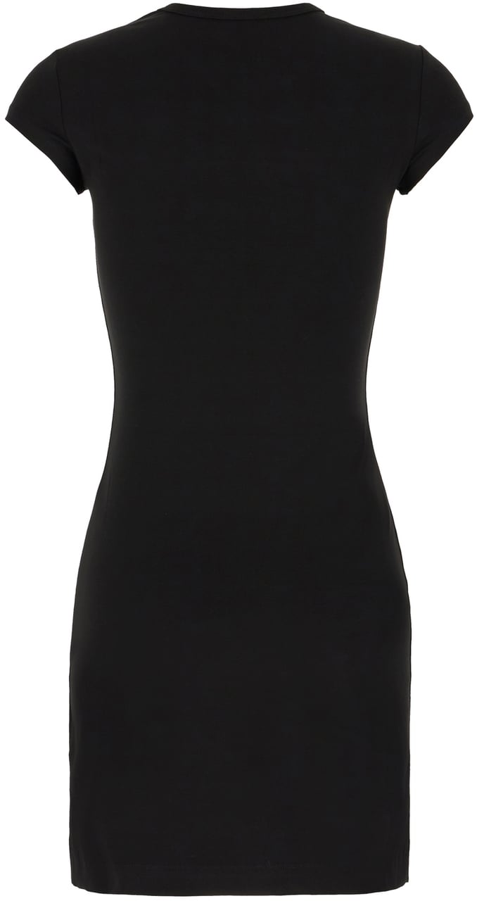 Diesel Diesel Black stretch cotton dress Zwart