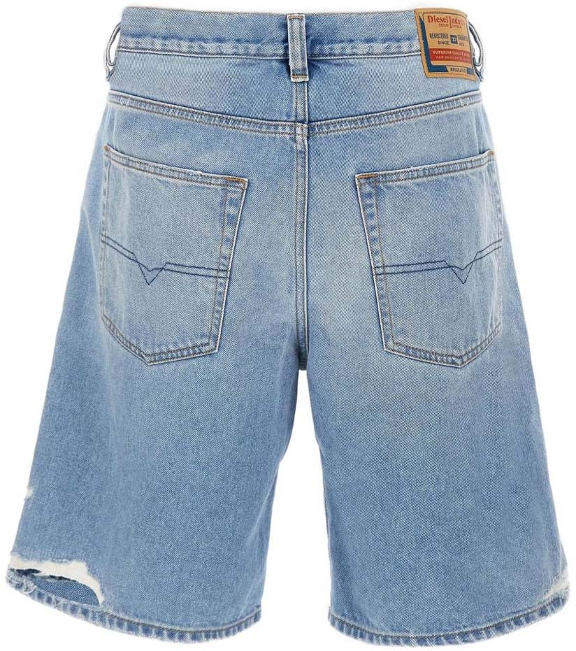 Diesel Shorts Ciel Blauw