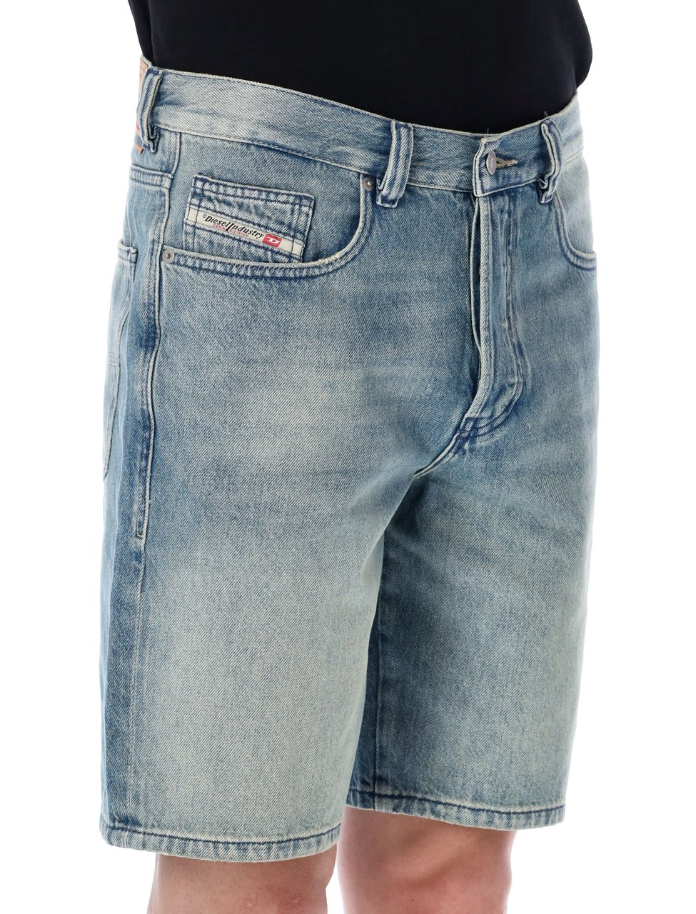 Diesel Diesel denim regular shorts Blauw