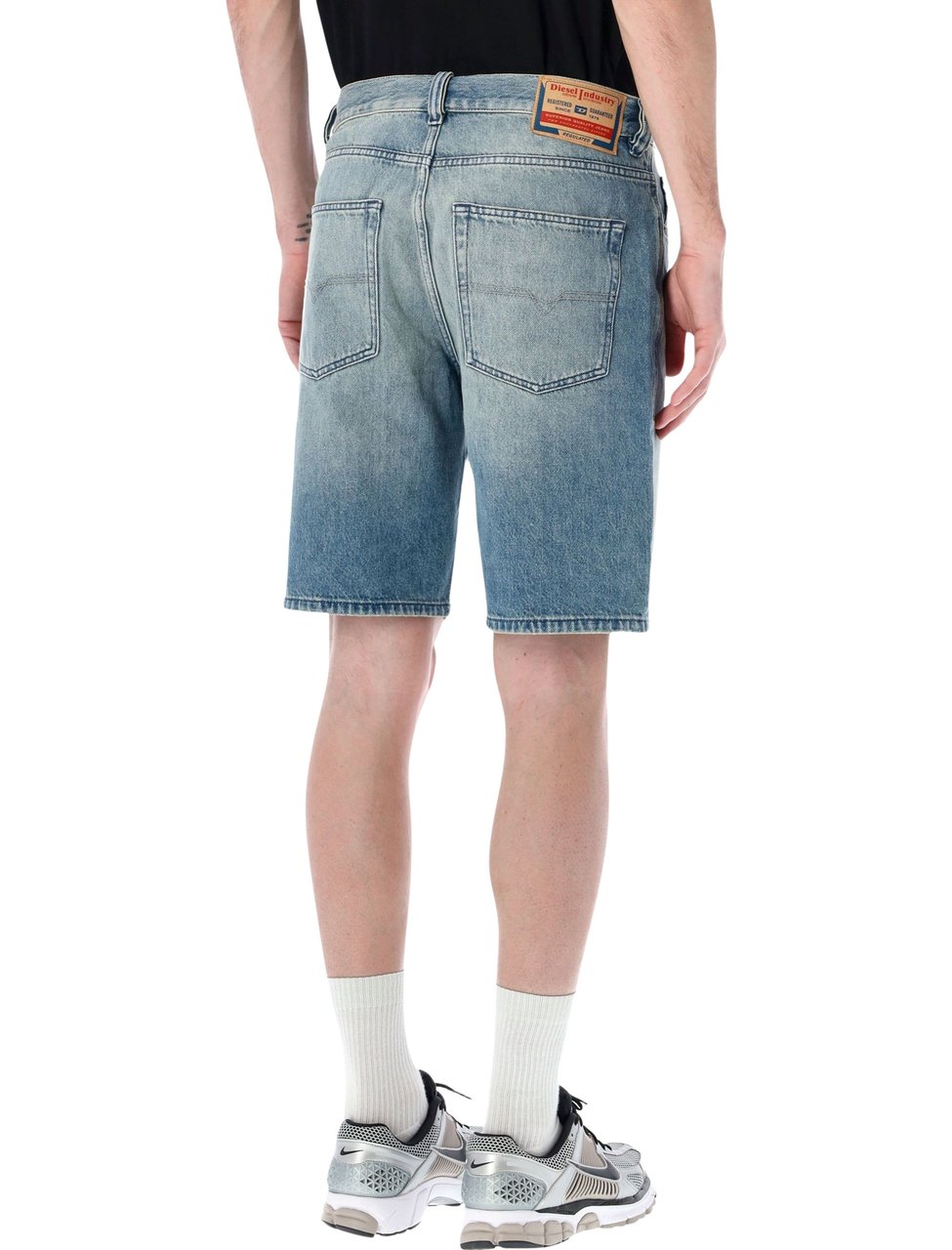 Diesel Diesel denim regular shorts Blauw
