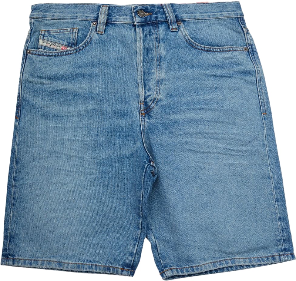 Diesel Short Regular Denim Blu Blauw