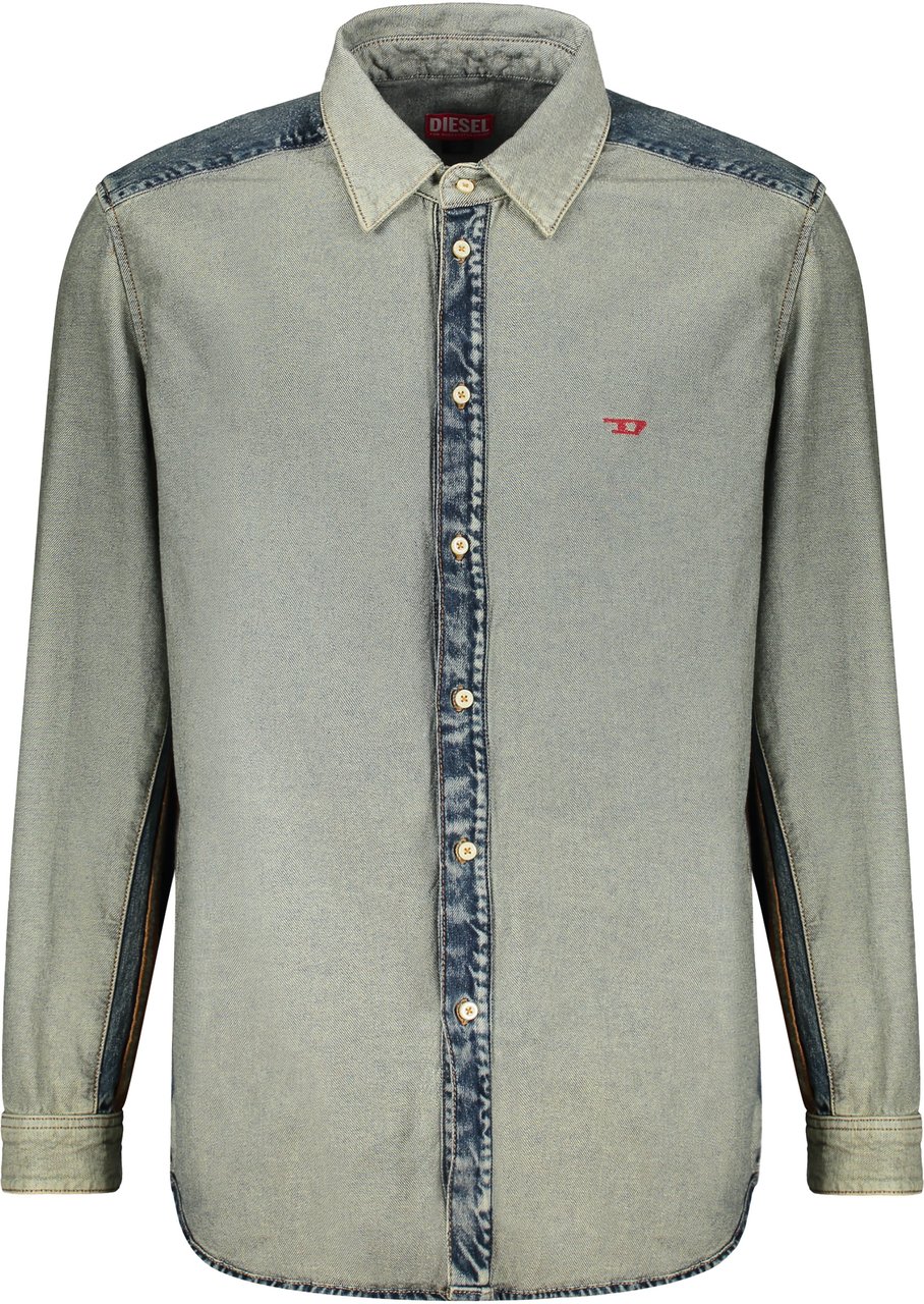 Diesel Denim shirt for every occasion Blauw
