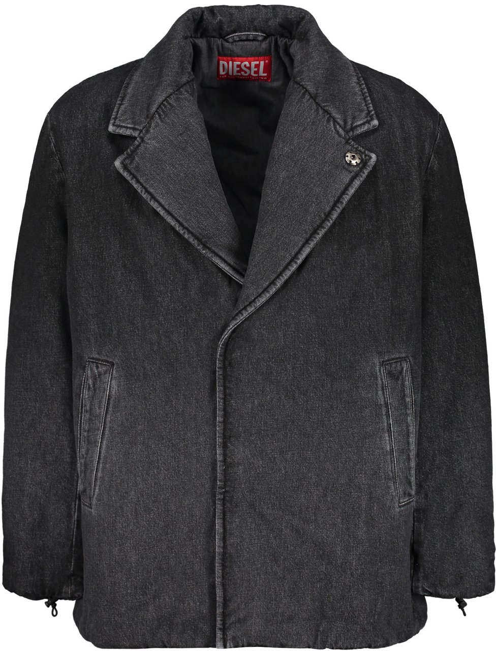 Diesel Elegant and versatile black men's jacket Grijs