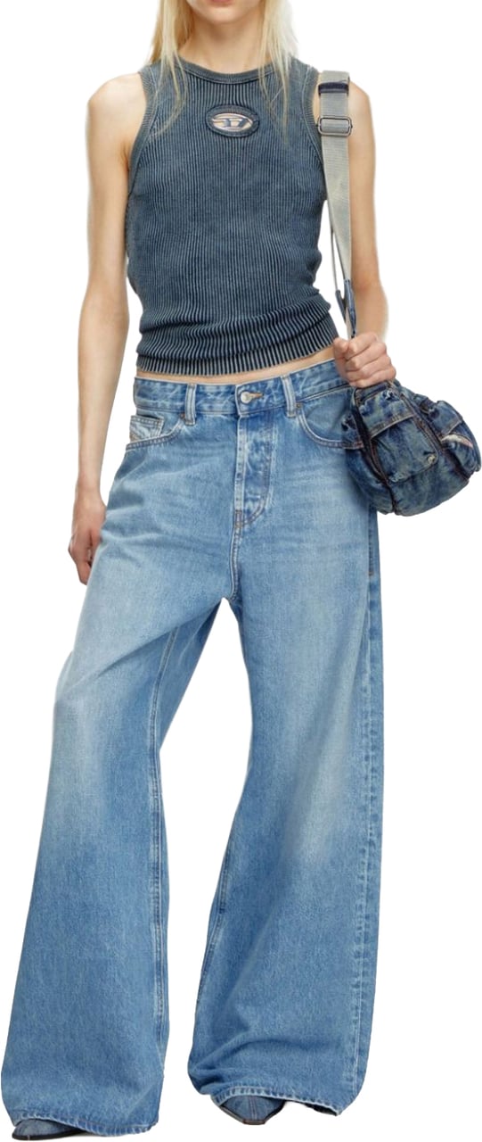 Diesel 1996 D Sire Denim Pants Light Blue Blauw
