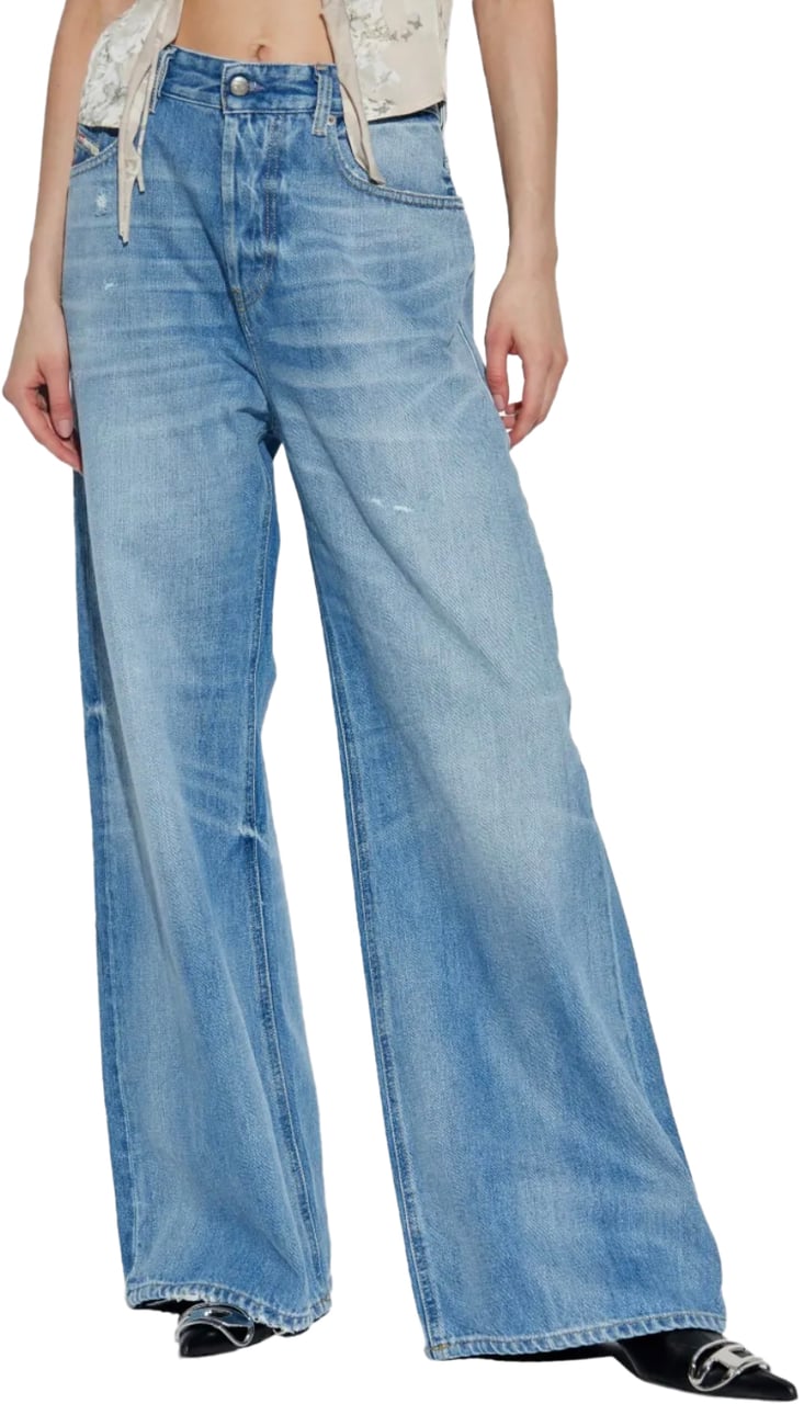 Diesel 1996 D Sire Denim Pants Medium Blue Blauw