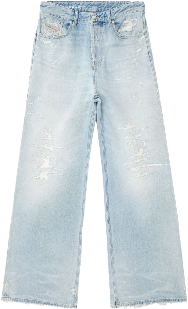 Diesel 1996 D Sire Denim Pants Light Blue Blauw