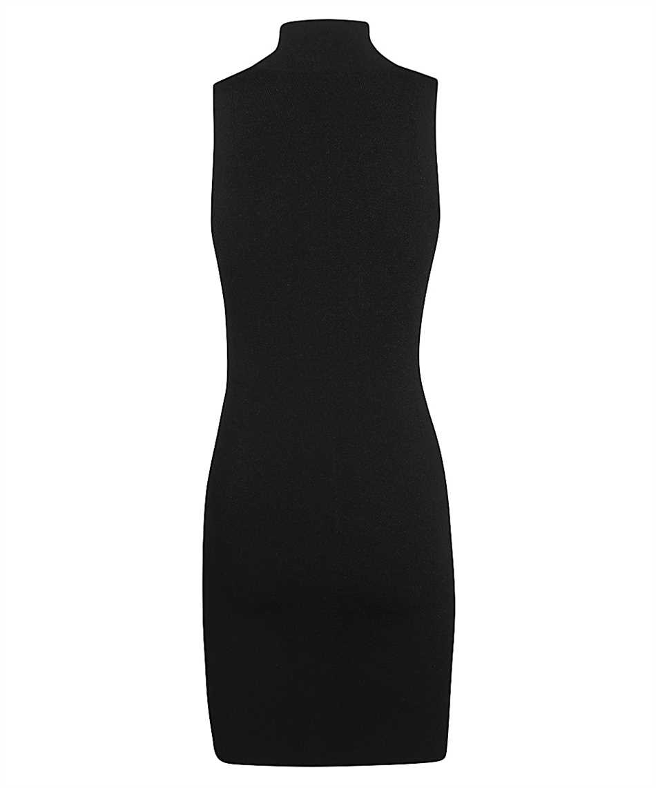 Diesel Ribbed knit dress Zwart