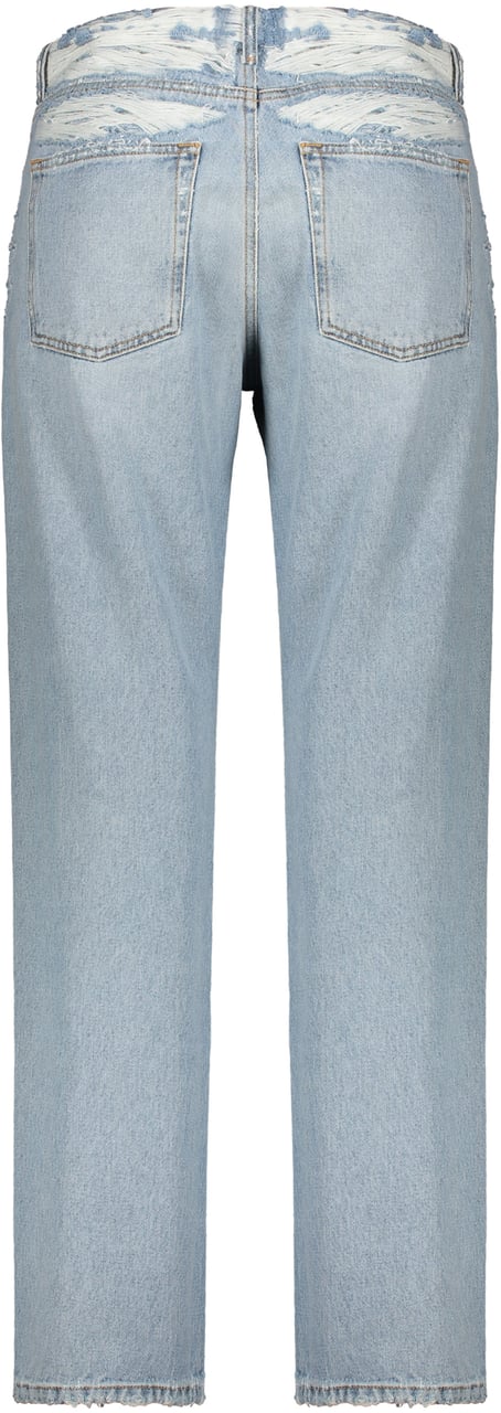 Diesel Light vintage jeans with straight cut Blauw