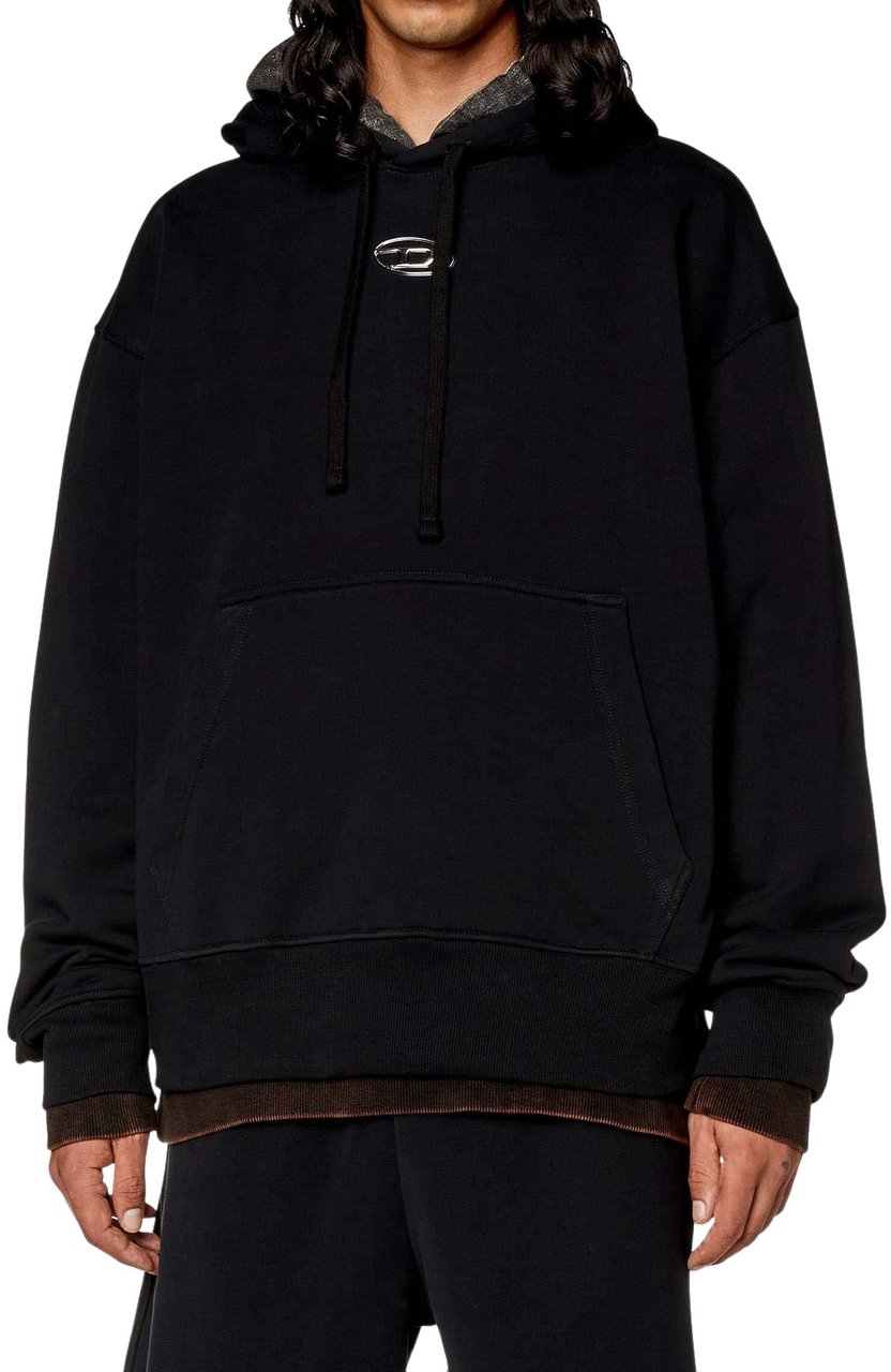 Diesel S-Macs Hoodie Zwart