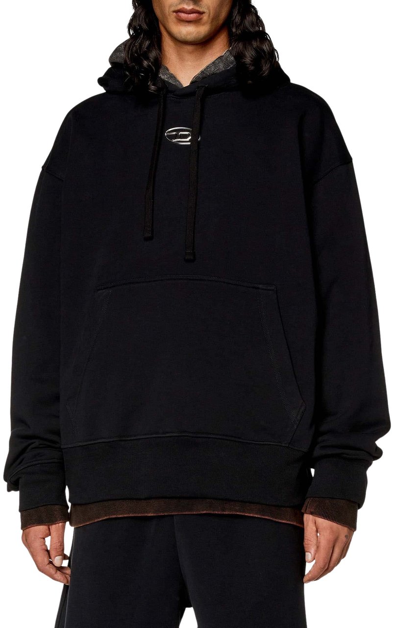 Diesel S-Macs Hoodie Zwart