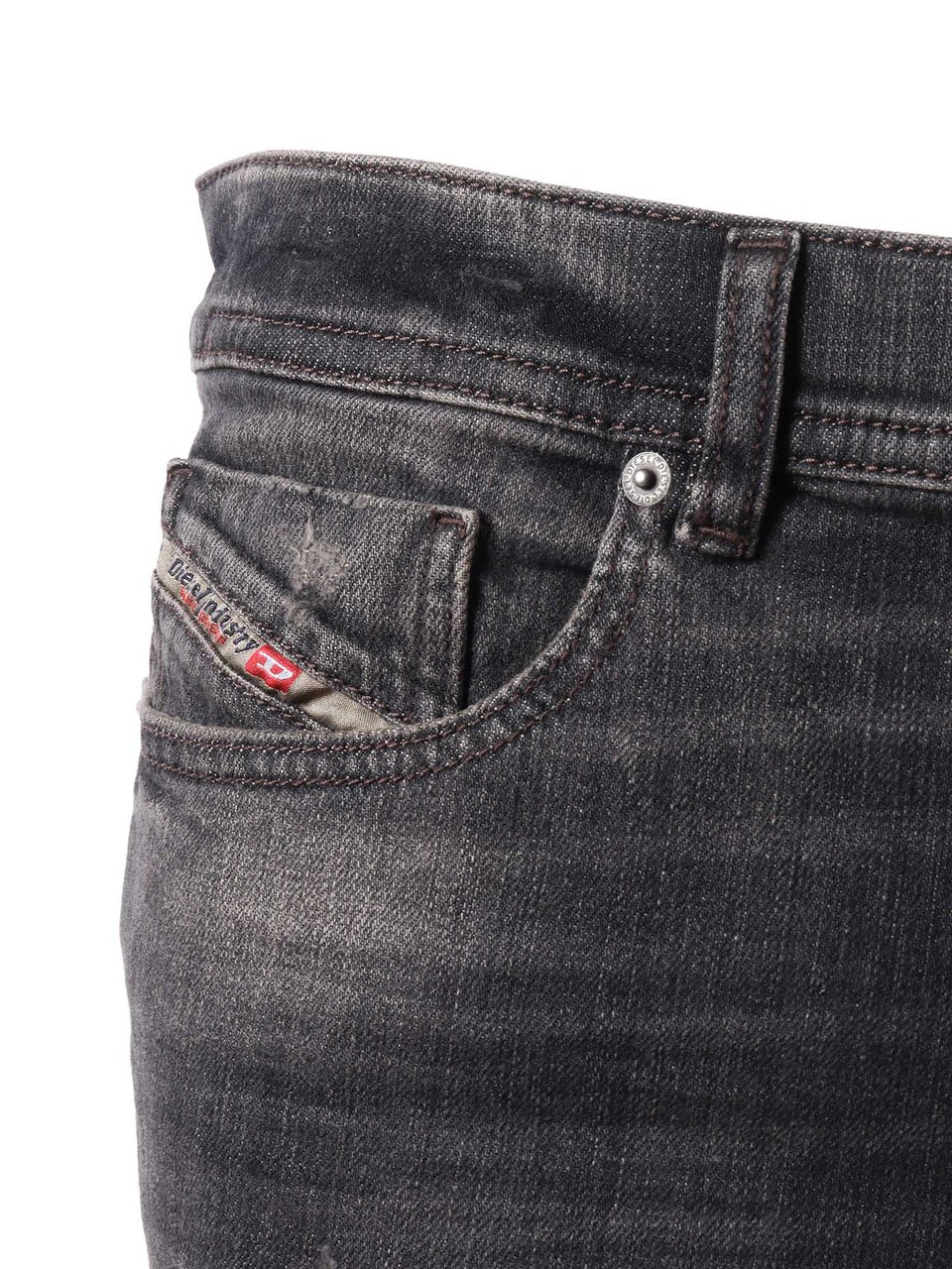 Diesel 2023 D-Finitive Straight Leg Jeans Grijs