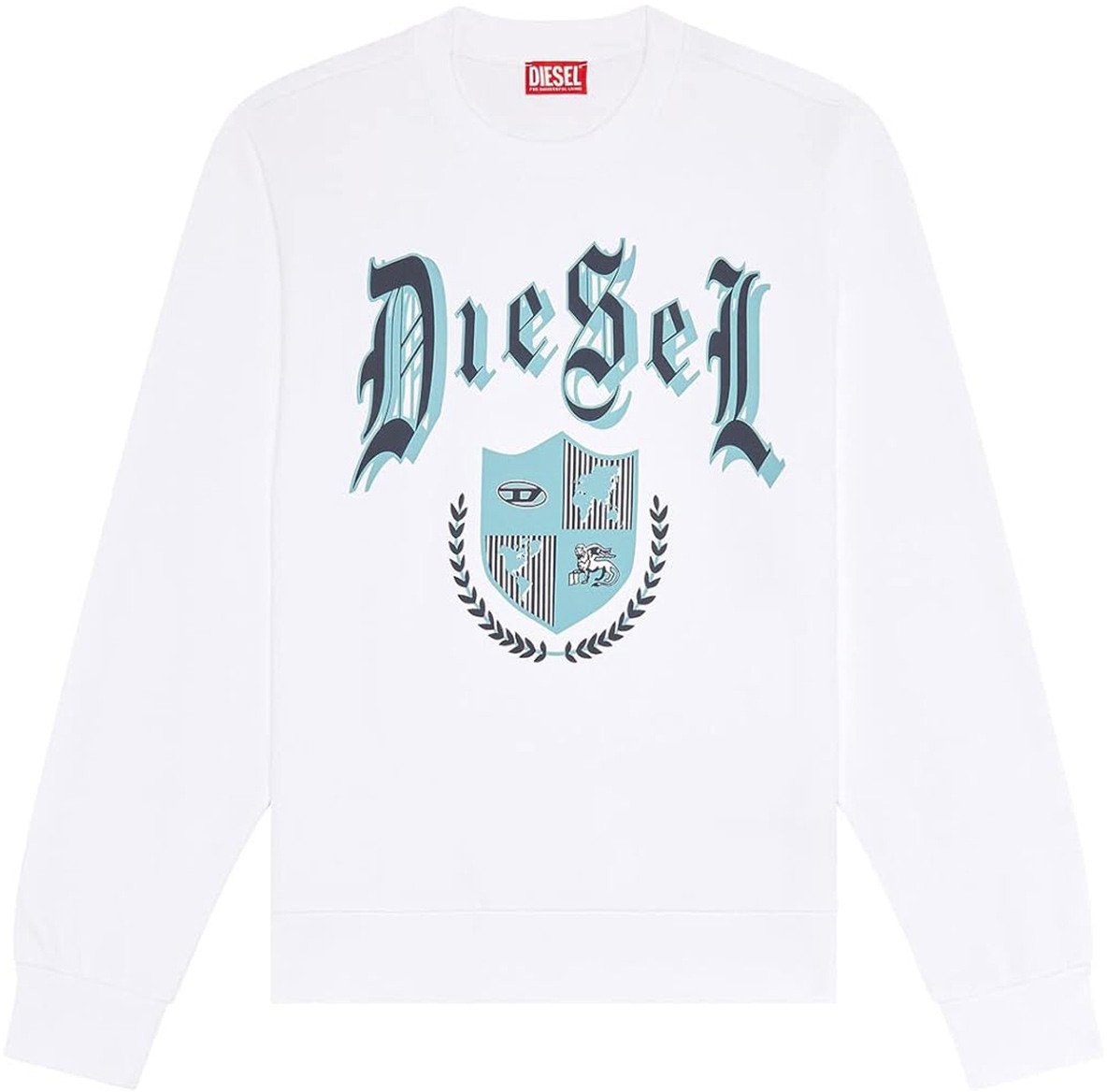 Diesel Sweatshirt White Wit