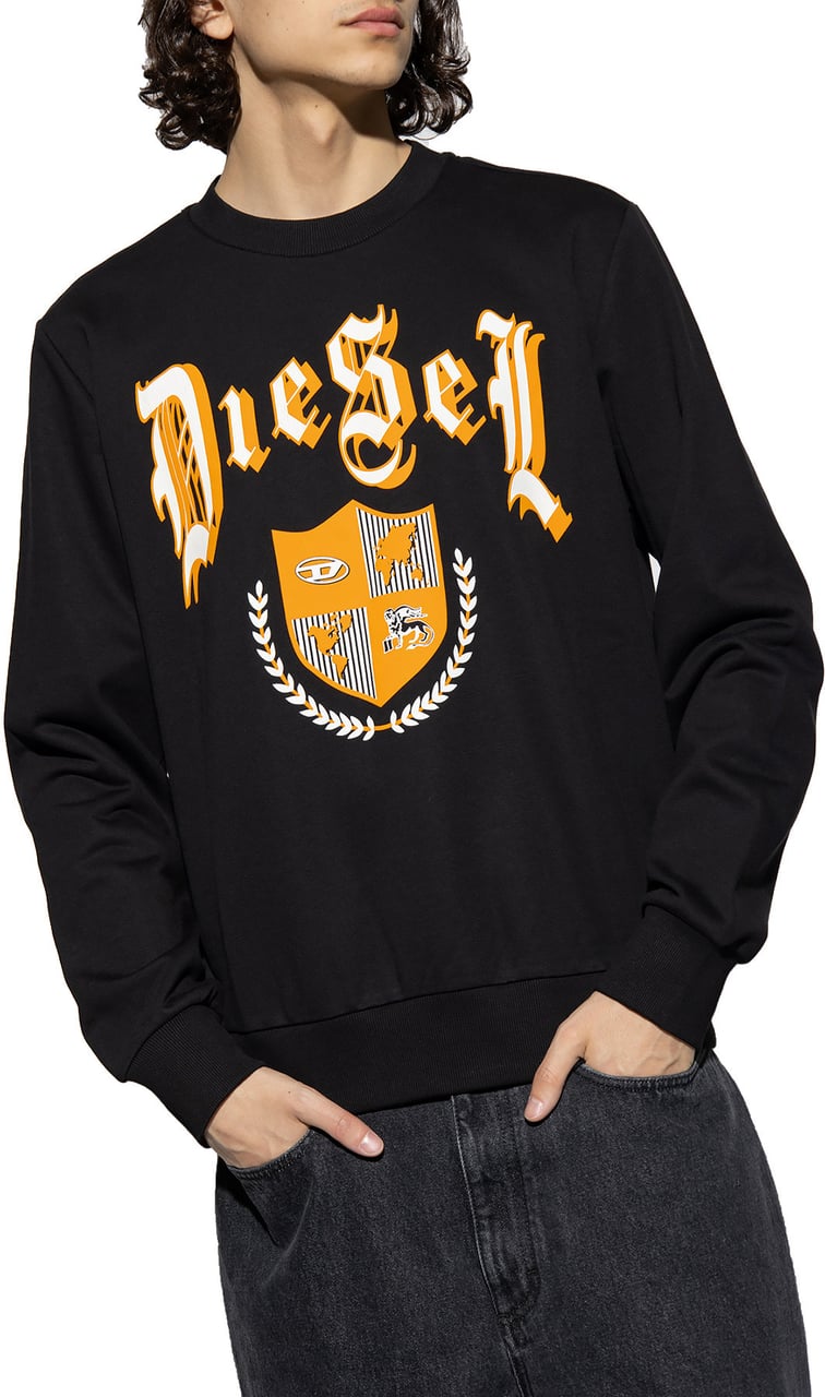 Diesel Sweatshirt Black Zwart